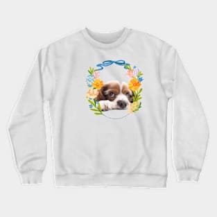 dog in the egg , dog.. Crewneck Sweatshirt